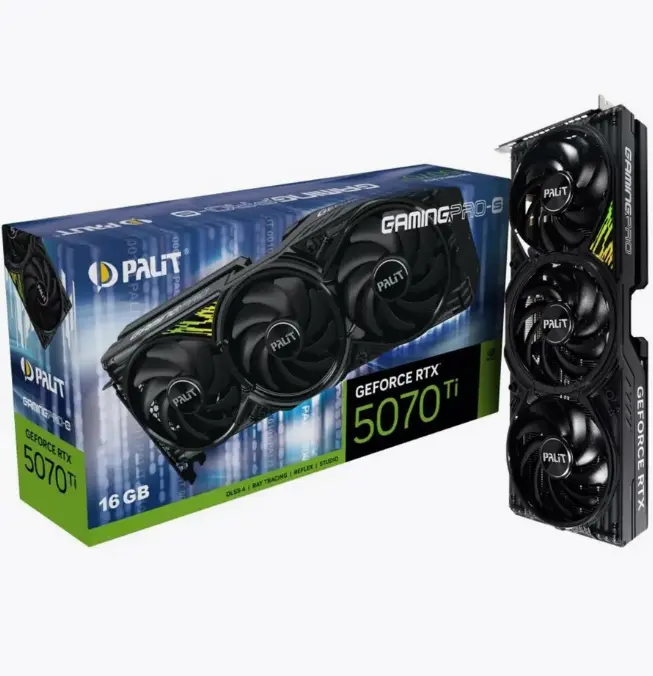 Видеокарта Palit GeForce RTX 5070 Ti GamingPro-S 16GB